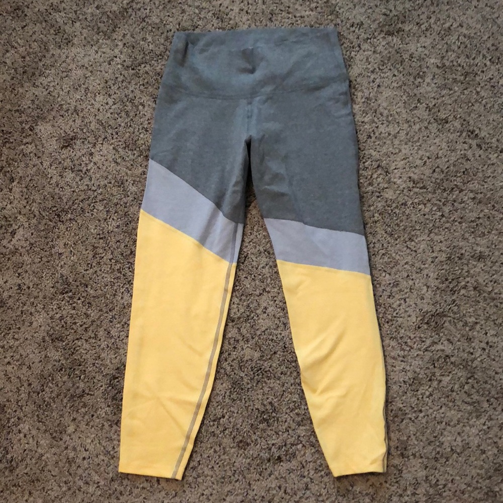 Old Navy Color-block Yellow Leggings